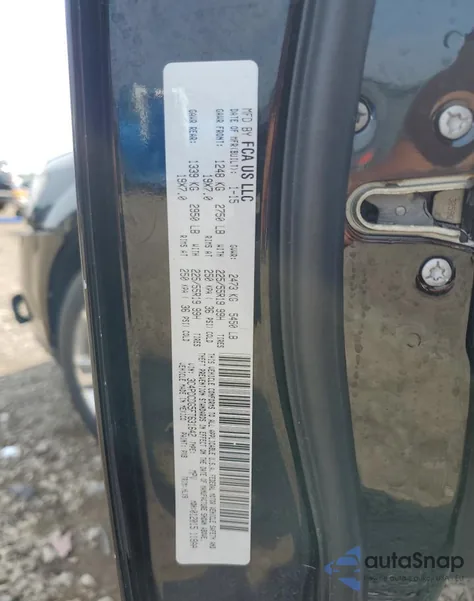 2015 Dodge Journey Limited z USA, uszkodzony, nr VIN 3C4PDCDG5FT631642